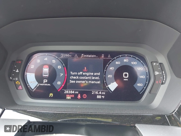 2023 Audi A3 Premium with VIN WAUAUDGY6PA038216, listed as a IAAI auction lot 42030266 with 28,384 mi miles and . Bid and sale history available at DreamBid. Image 7.