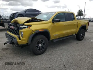 2023 GMC Canyon 2WD Elevation with VIN 1GTP5BEK9P1122916, listed as a Copart auction lot 45392895 with 12,218 mi miles and Salvage Title. Bid and sale history available at carsss.com. Image 1.