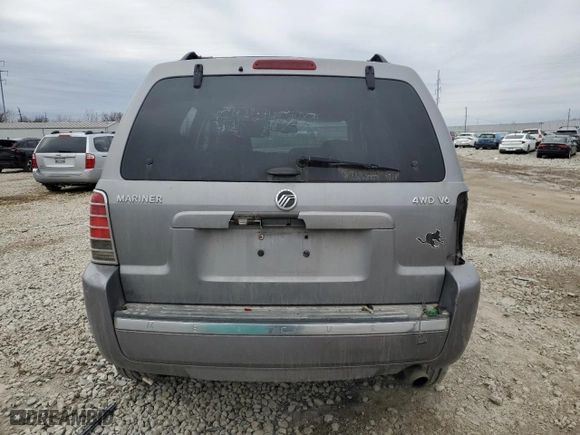 2007 Mercury Mariner Luxury with VIN 4M2YU91107KJ07772, listed as a Copart auction lot 42867545 with 128,235 mi miles and Salvage Title. Bid and sale history available at carsss.com. Image 6.