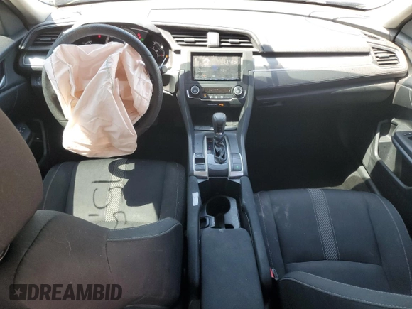 2018 Honda Civic LX with VIN 2HGFC2F59JH567855, listed as a Copart auction lot 63935294 with 75,521 mi miles and Salvage Title. Bid and sale history available at DreamBid. Image 8.