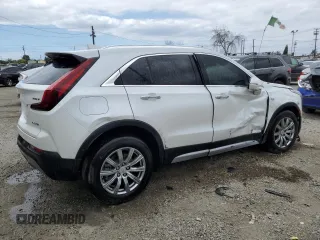 2023 Cadillac XT4 FWD Premium Luxury with VIN 1GYFZCR41PF111214, listed as a Copart auction lot 53532575 with 13,340 mi miles and Salvage Title. Bid and sale history available at carsss.com. Image 3.