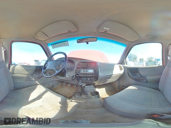 1997 Ford Ranger XLT with VIN 1FTCR11X1VTA20882, listed as a Copart auction lot 70052614 with 211,824 mi miles and Salvage title. Bid and sale history available at DreamBid. Image 13.