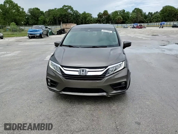 2018 Honda Odyssey EX with VIN 5FNRL6H5XJB017330, listed as a Copart auction lot 63470395 with 121,827 mi miles and Salvage title. Bid and sale history available at DreamBid. Image 14.