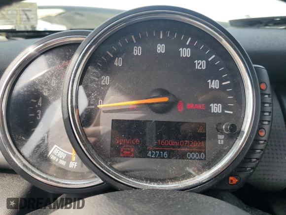 2017 MINI Hardtop 4 Door Cooper with VIN WMWXU1C56H2E17848, listed as a Copart auction lot 54599645 with 42,716 mi miles and Salvage Title. Bid and sale history available at DreamBid. Image 9.