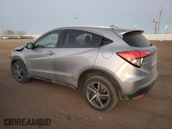 2022 Honda HR-V EX with VIN 3CZRU6H50NM721786, listed as a Copart auction lot 44167725 with 34,070 mi miles and Salvage Title. Bid and sale history available at carsss.com. Image 2.