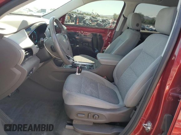 2018 Chevrolet Traverse LT Cloth with VIN 1GNERGKW6JJ242459, listed as a Copart auction lot 58420105 with 98,586 mi miles and Salvage title. Bid and sale history available at DreamBid. Image 7.