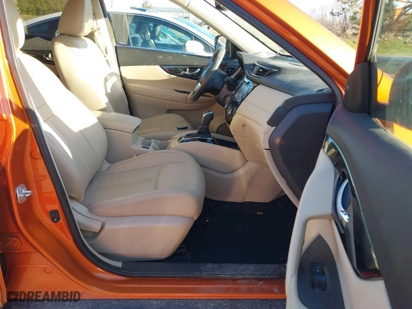 2017 Nissan Rogue SV with VIN 5N1AT2MV5HC813322, listed as a IAAI auction lot 41899437 with 43,369 mi miles. Bid and sale history available at carsss.com. Image 5.