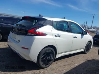 2023 Nissan LEAF SV Plus with VIN 1N4CZ1CV2PC557412, listed as a IAAI auction lot 41814701 with 28,513 mi miles and . Bid and sale history available at DreamBid. Image 14.