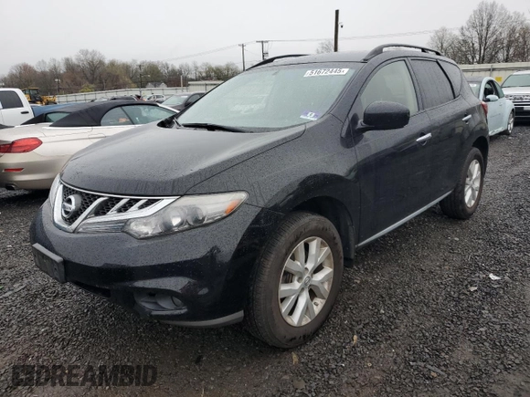 2013 Nissan Murano SV with VIN JN8AZ1MW7DW305257, listed as a Copart auction lot 51672445 with 173,077 mi miles and Clean Title. Bid and sale history available at DreamBid. Image 1.