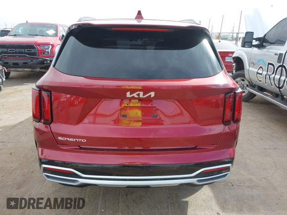 2023 Kia Sorento S with VIN 5XYRL4LCXPG188008, listed as a IAAI auction lot 41795447 with 36,843 mi miles and . Bid and sale history available at DreamBid. Image 17.