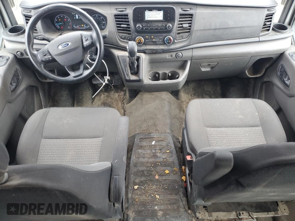 2021 Ford Transit Cargo with VIN 1FTBR2X86MKA10435, listed as a Copart auction lot 41313824 with 44,814 mi miles and . Bid and sale history available at DreamBid. Image 8.