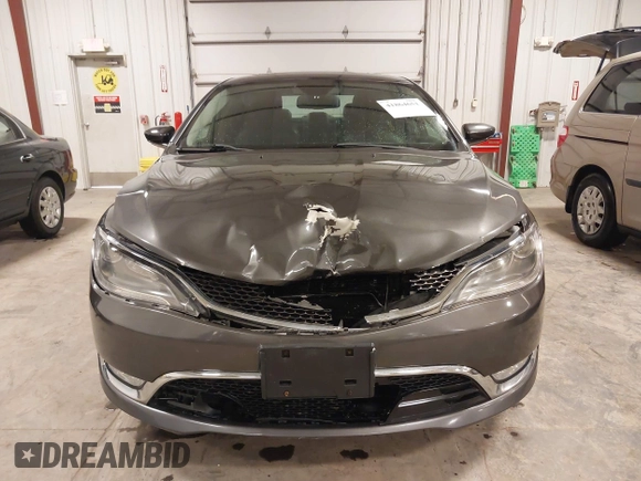 2015 Chrysler 200 C with VIN 1C3CCCEG5FN540181, listed as a IAAI auction lot 41864651 with 165,012 mi miles. Bid and sale history available at carsss.com. Image 12.