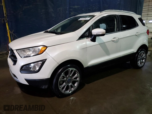 2019 Ford EcoSport Titanium with VIN MAJ6S3KL3KC280162, listed as a Copart auction lot 48044285 with 25,253 mi miles and Clean Title. Bid and sale history available at DreamBid. Image 1.