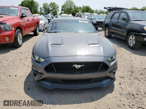 2021 Ford Mustang GT with VIN 1FA6P8CF0M5117502, listed as a Copart auction lot 58995535 with 29,087 mi miles and Salvage title. Bid and sale history available at DreamBid. Image 5.