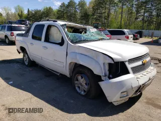 2012 Chevrolet Avalanche LT with VIN 3GNTKFE70CG168471, listed as a Copart auction lot 54001544 with 0 mi miles and Salvage Title. Bid and sale history available at carsss.com. Image 4.