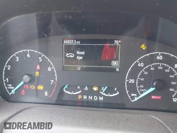 2020 Ford Transit z VIN 1FTYE1C89LKB18309, wystawiony jako IAAI lot #42086954 z przebiegiem 44 937 mil mil oraz . Historia ofert i sprzedaży dostępna na DreamBid. Obrazek 7.