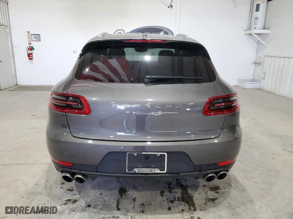 2015 Porsche Macan S with VIN WP1AB2A59FLB64454, listed as a Copart auction lot 48948925 with 95,038 mi miles and Salvage Title. Bid and sale history available at carsss.com. Image 6.