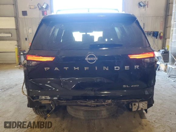 2022 Nissan Pathfinder SL with VIN 5N1DR3CCXNC223100, listed as a Copart auction lot 49056955 with 34,736 mi miles and Salvage title. Bid and sale history available at DreamBid. Image 6.