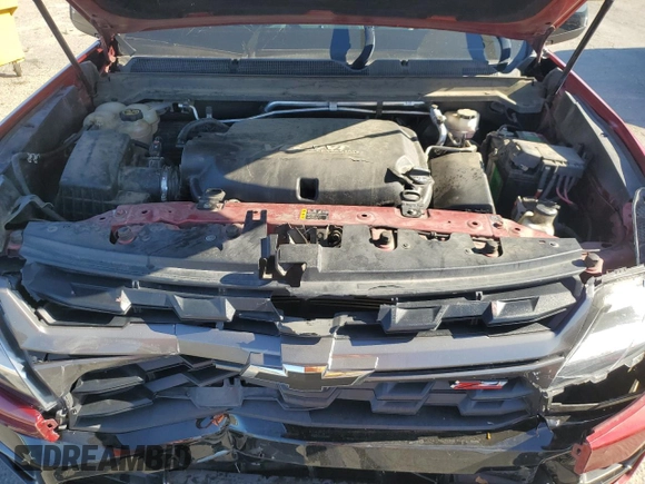 2021 Chevrolet Colorado 2WD Z71 with VIN 1GCGSDEN6M1123578, listed as a Copart auction lot 58179025 with 71,664 mi miles and Salvage title. Bid and sale history available at DreamBid. Image 11.