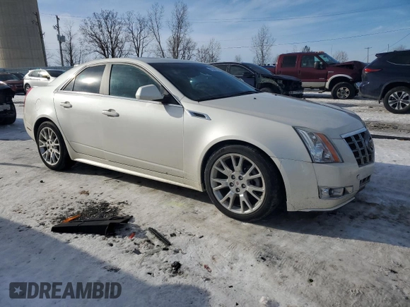 2012 Cadillac CTS Performance with VIN 1G6DL5E37C0119518, listed as a Copart auction lot 43238225 with 102,195 mi miles and Clean title. Bid and sale history available at DreamBid. Image 4.