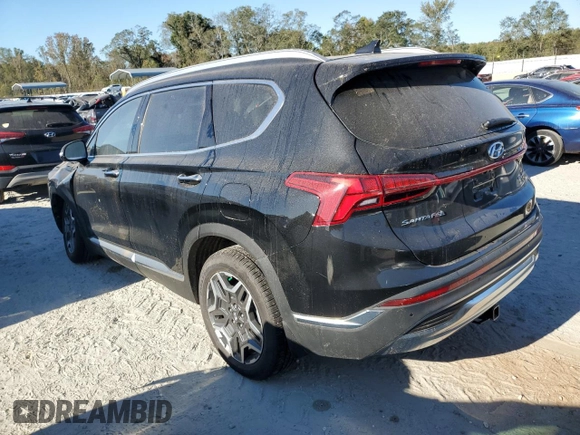 2023 Hyundai Santa Fe Hybrid SEL Premium with VIN 5NMS3DA14PH023676, listed as a Copart auction lot 75521434 with 4,222 mi miles and Salvage Title. Bid and sale history available at carsss.com. Image 2.