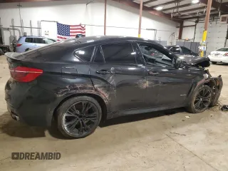 2018 BMW X6 xDrive50i with VIN 5UXKU6C53J0W39108, listed as a Copart auction lot 48705174 with 44,753 mi miles. Bid and sale history available at carsss.com. Image 3.
