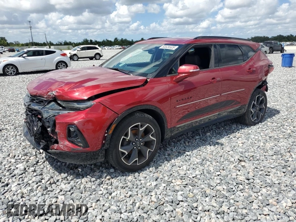 2020 Chevrolet Blazer RS z VIN 3GNKBERS3LS665144, wystawiony jako Copart lot #60528505 z przebiegiem 15 218 mil mil oraz Szkoda całkowita • Salvage title. Historia ofert i sprzedaży dostępna na DreamBid. Obrazek 1.