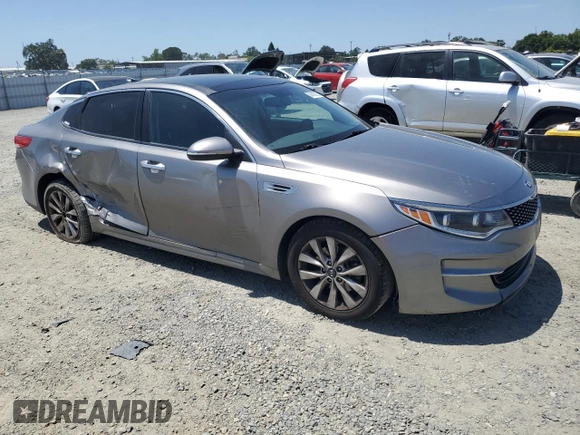 2016 Kia Optima EX z VIN 5XXGU4L31GG058210, wystawiony jako Copart lot #58860925 z przebiegiem 115 730 mil mil oraz Szkoda całkowita • Salvage title. Historia ofert i sprzedaży dostępna na DreamBid. Obrazek 4.