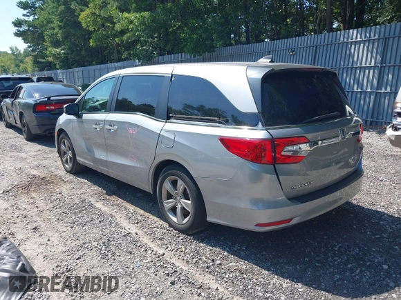 2019 Honda Odyssey EX with VIN 5FNRL6H54KB034206, listed as a IAAI auction lot 40200887 with 63,624 mi miles. Bid and sale history available at carsss.com. Image 3.