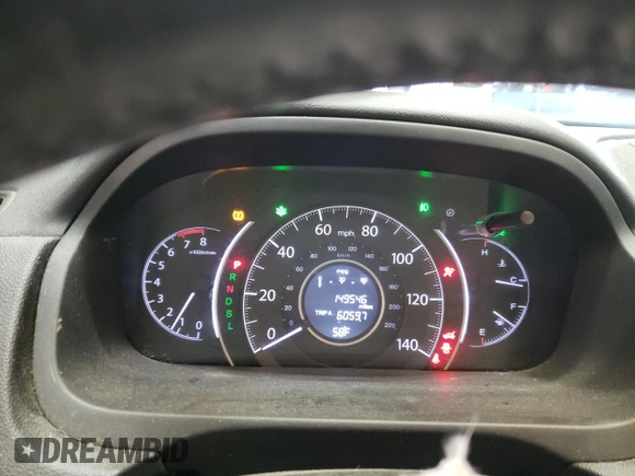 2015 Honda CR-V EX-L with VIN 2HKRM4H77FH606024, listed as a Copart auction lot 48715065 with 149,546 mi miles and Salvage Title. Bid and sale history available at carsss.com. Image 9.