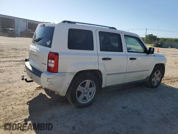 2008 Jeep Patriot Limited with VIN 1J8FF48W78D537275, listed as a Copart auction lot 55130325 with 114,123 mi miles and Salvage title. Bid and sale history available at DreamBid. Image 3.