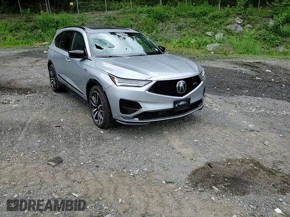 2023 Acura MDX Type S w/Advance Package with VIN 5J8YD8H84PL003381, listed as a Copart auction lot 58864114 with 27,124 mi miles and Salvage Title. Bid and sale history available at carsss.com. Image 11.