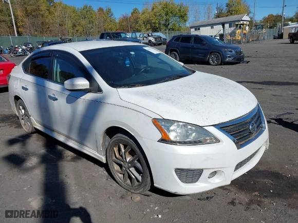 2013 Nissan Sentra SR with VIN 3N1AB7AP7DL659367, listed as a IAAI auction lot 40633797 with 83,041 mi miles. Bid and sale history available at carsss.com. Image 1.