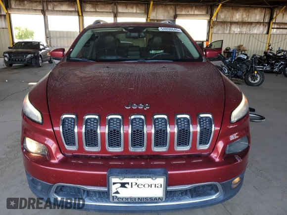 2016 Jeep Cherokee Limited with VIN 1C4PJLDB3GW229689, listed as a Copart auction lot 54898645 with 145,861 mi miles and Salvage title. Bid and sale history available at DreamBid. Image 5.