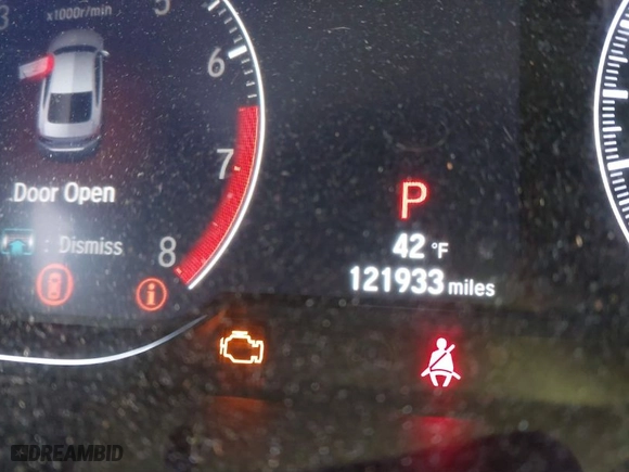 2020 Honda Accord Sedan Sport with VIN 1HGCV1F30LA096301, listed as a IAAI auction lot 41510807 with 121,933 mi miles. Bid and sale history available at carsss.com. Image 15.