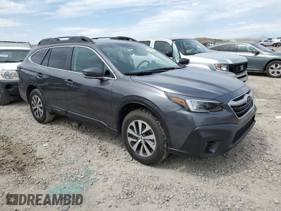 2020 Subaru Outback Premium with VIN 4S4BTACC0L3270033, listed as a Copart auction lot 54406355 with 92,188 mi miles and Salvage title. Bid and sale history available at DreamBid. Image 4.