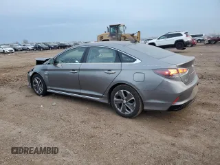 2018 Hyundai Sonata Hybrid Limited with VIN KMHE34L32JA079124, listed as a Copart auction lot 82719234 with 162,604 mi miles and Salvage Title. Bid and sale history available at carsss.com. Image 2.