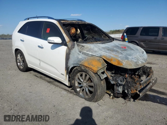 2011 Kia Sorento SX with VIN 5XYKWDA25BG095277, listed as a Copart auction lot 52531385 with Not Provided miles and Salvage Title. Bid and sale history available at carsss.com. Image 4.
