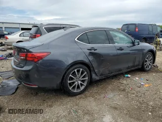 2015 Acura TLX Technology with VIN 19UUB3F57FA008214, listed as a Copart auction lot 58093535 with 106,741 mi miles and Salvage title. Bid and sale history available at DreamBid. Image 3.