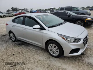 2020 Hyundai Accent SE with VIN 3KPC24A6XLE119512, listed as a Copart auction lot 72268422 with 44,853 mi miles. Bid and sale history available at carsss.com. Image 4.