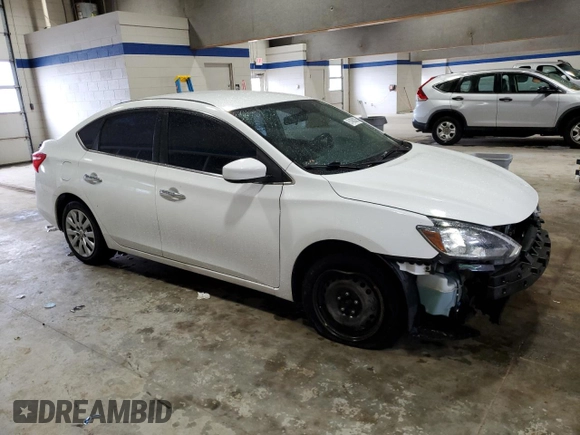 2017 Nissan Sentra SV with VIN 3N1AB7AP5HL641598, listed as a Copart auction lot 51450245 with 131,993 mi miles and Salvage Title. Bid and sale history available at carsss.com. Image 4.