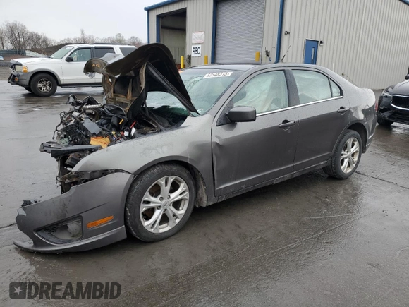 2012 Ford Fusion SE with VIN 3FAHP0HA9CR333335, listed as a Copart auction lot 52548315 with 0 mi miles and Salvage Title. Bid and sale history available at carsss.com. Image 1.