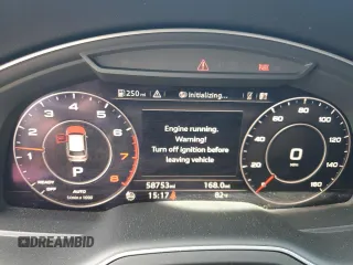 2017 Audi Q7 Premium Plus with VIN WA1LABF72HD053565, listed as a Copart auction lot 53044095 with 58,753 mi miles and Salvage Title. Bid and sale history available at DreamBid. Image 9.