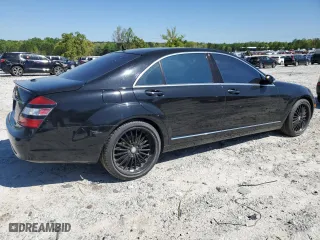 2007 Mercedes-Benz S-Class 5.5L V8 with VIN WDDNG71X97A049701, listed as a Copart auction lot 53332195 with 149,153 mi miles and Clean Title. Bid and sale history available at carsss.com. Image 3.