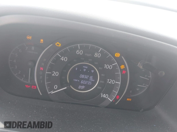 2013 Honda CR-V EX-L with VIN 5J6RM4H78DL065696, listed as a IAAI auction lot 42376045 with 83,216 mi miles and . Bid and sale history available at DreamBid. Image 7.