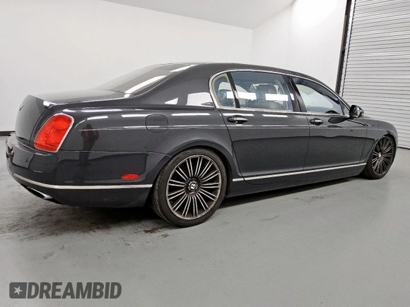 2013 Bentley Flying Spur с VIN SCBBP9ZA4DC081659, выставлен на аукционе Copart как лот 57568525 с пробегом 102 570 миль миль и Чистый • Clean title. История ставок и продаж доступна на DreamBid. Изображение 3.