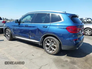 2020 BMW X3 sDrive30i with VIN 5UXTY3C05L9D42497, listed as a IAAI auction lot 42131413 with 41,538 mi miles and . Bid and sale history available at DreamBid. Image 3.