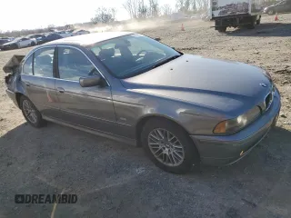 2003 BMW 5 Series 530iA with VIN WBADT63433CK32344, listed as a Copart auction lot 81746044 with 137,148 mi miles and Salvage Title. Bid and sale history available at carsss.com. Image 4.