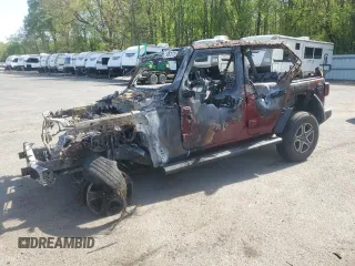 2021 Jeep Wrangler Unlimited Sport S z VIN 1C4HJXDG5MW809996, wystawiony jako Copart lot #54823725 z przebiegiem Nie podano mil oraz Szkoda całkowita • Salvage title. Historia ofert i sprzedaży dostępna na DreamBid. Obrazek 1.