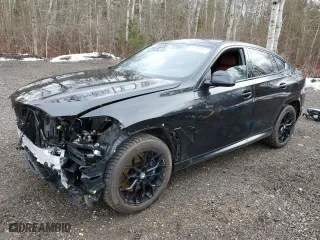 2022 BMW X6 M50i with VIN 5UXCY8C08N9M45880, listed as a Copart auction lot 87050914 with 35,120 mi miles and Clean Title. Bid and sale history available at carsss.com. Image 1.